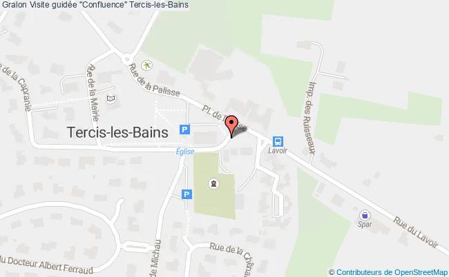 plan Visite Guidée "confluence" Tercis-les-Bains