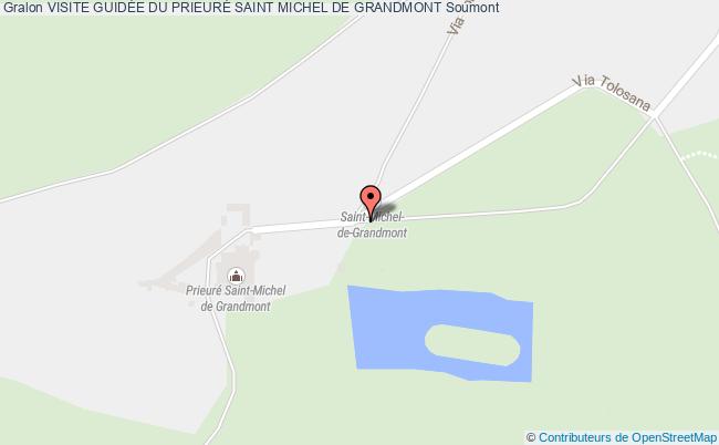 plan Visite GuidÉe Du PrieurÉ Saint Michel De Grandmont Soumont