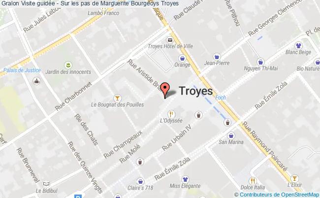 plan Visite Guidée - Sur Les Pas De Marguerite Bourgeoys Troyes