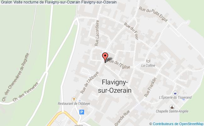 plan Visite Nocturne De Flavigny-sur-ozerain Flavigny-sur-Ozerain