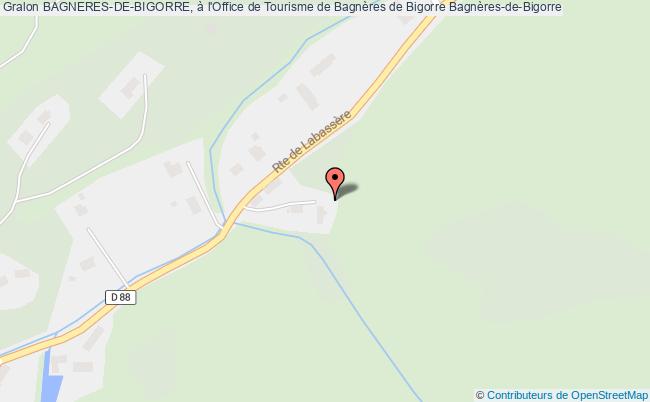 plan BAGNERES-DE-BIGORRE, à l'Office de Tourisme de Bagnères de Bigorre 