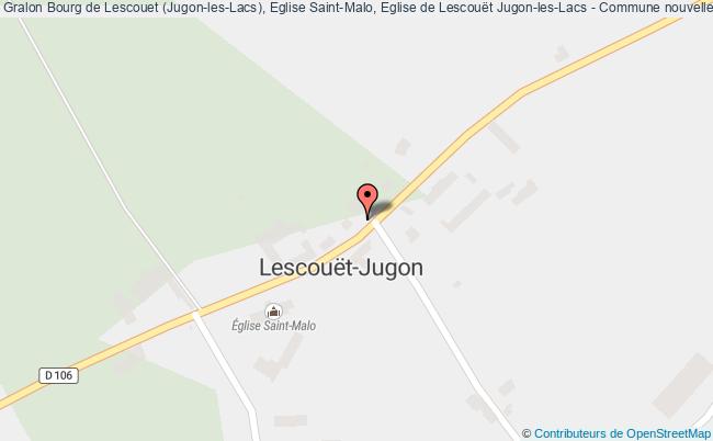 plan Bourg de Lescouet (Jugon-les-Lacs), Eglise Saint-Malo, Eglise de Lescouët 