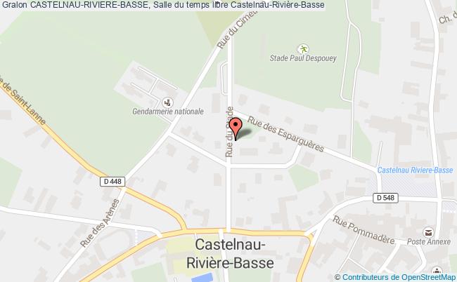 plan CASTELNAU-RIVIERE-BASSE, Salle du temps libre 