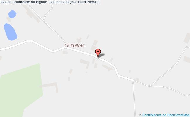plan Chartreuse du Bignac, Lieu-dit Le Bignac 