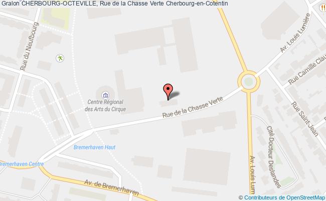 plan CHERBOURG-OCTEVILLE, Rue de la Chasse Verte 