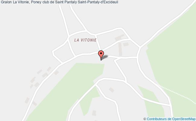 plan La Vitonie, Poney club de Saint Pantaly 
