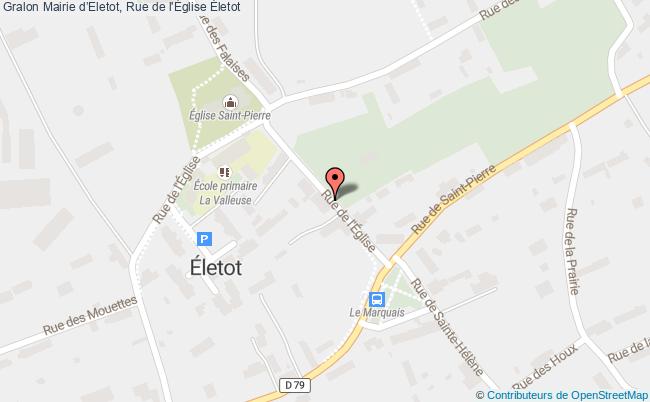 plan Mairie d’Eletot, Rue de l'Église 