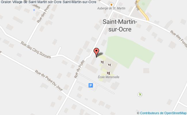 plan Village de Saint Martin sur Ocre 