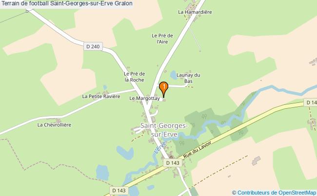 plan Terrain de football Saint-Georges-sur-Erve : 1 équipements