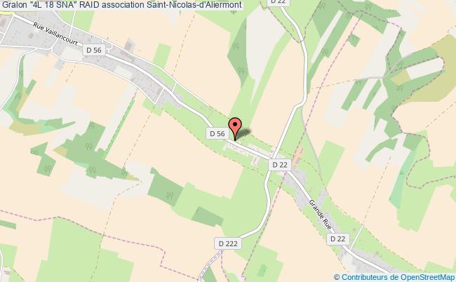 plan association "4l 18 Sna" Raid Saint-Nicolas-d'Aliermont