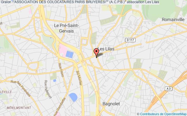 plan association \"association Des Colocataires Paris Bruyeres\"" (a.c.p.b.)" Les Lilas