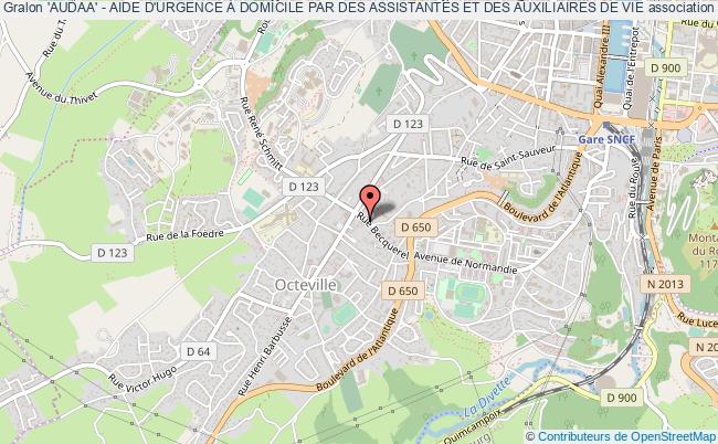 plan association 'audaa' - Aide D'urgence À Domicile Par Des Assistantes Et Des Auxiliaires De Vie Cherbourg-Octeville