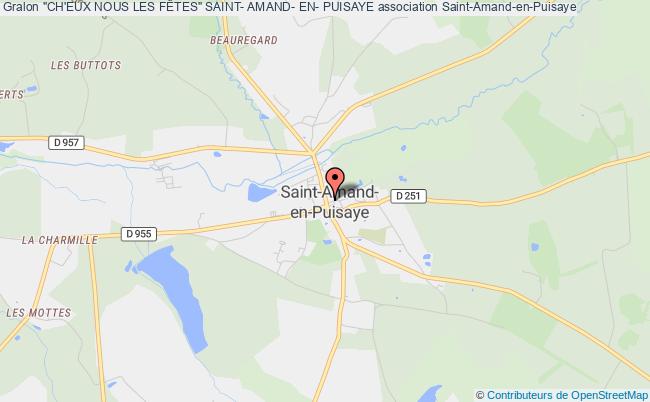 plan association "ch'eux Nous Les FÊtes" Saint- Amand- En- Puisaye Saint-Amand-en-Puisaye