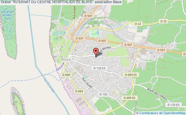 plan association "internat Du Centre Hospitalier De Blaye" Blaye