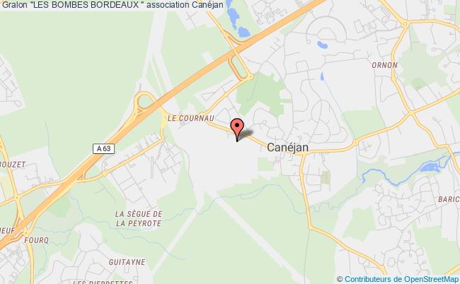 plan association "les Bombes Bordeaux " Canéjan