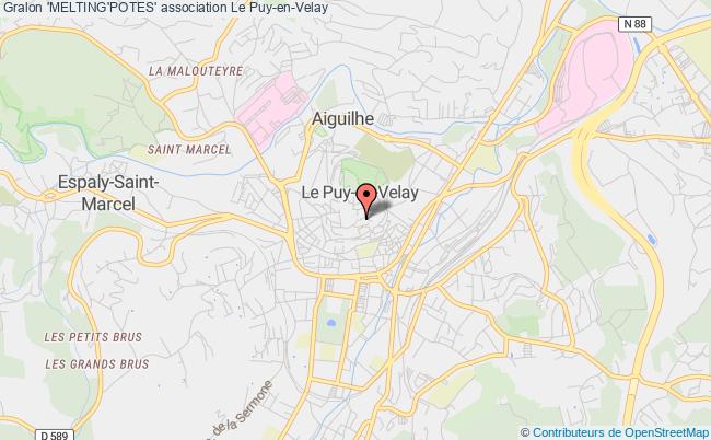 plan association 'melting'potes' Le Puy-en-Velay