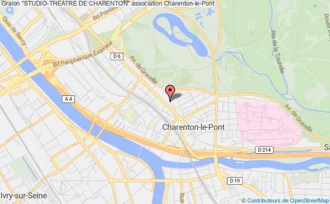 plan association "studio-theatre De Charenton" Charenton-le-Pont