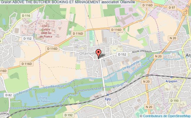 plan association Above The Butcher Booking Et Management Ollainville