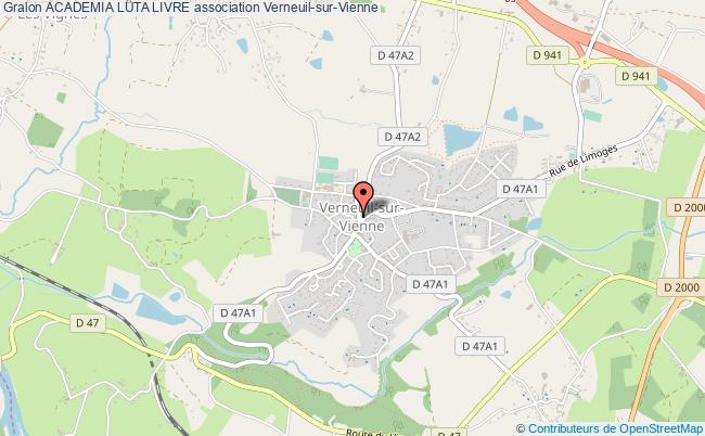 plan association Academia Luta Livre Verneuil-sur-Vienne