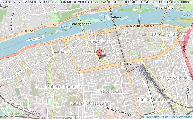 plan association Acajc Association Des Commercants Et Artisans De La Rue Jules Charpentier Tours