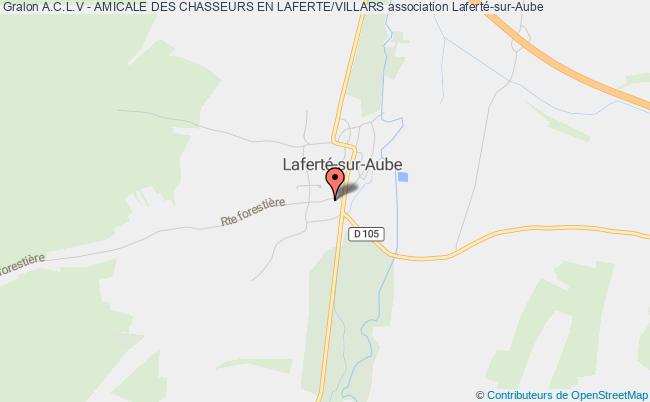 plan association A.c.l.v - Amicale Des Chasseurs En Laferte/villars Laferté-sur-Aube