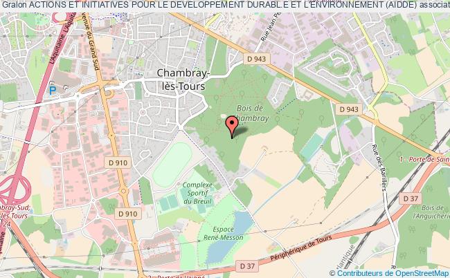 plan association Actions Et Initiatives Pour Le Developpement Durabl.e Et L'environnement (aidde) Chambray-lès-Tours