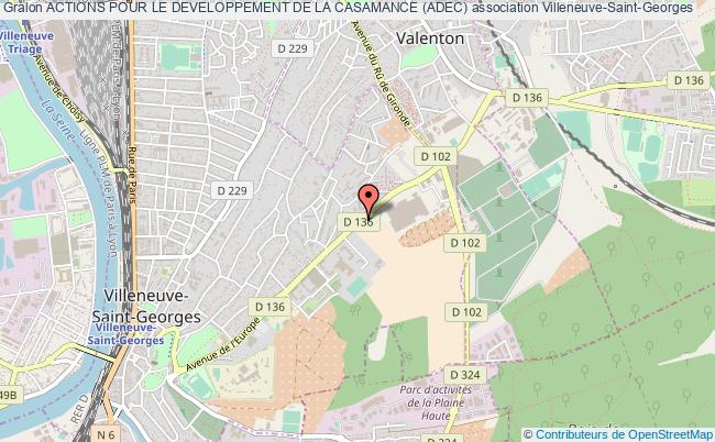 plan association Actions Pour Le Developpement De La Casamance (adec) Villeneuve-Saint-Georges