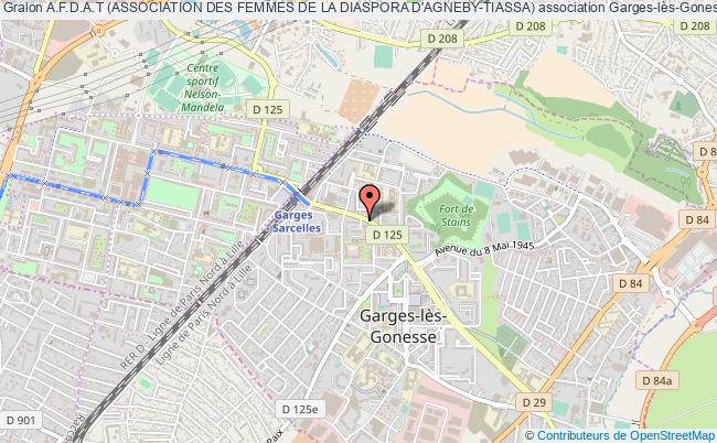 plan association A.f.d.a.t (association Des Femmes De La Diaspora D'agneby-tiassa) Garges-lès-Gonesse