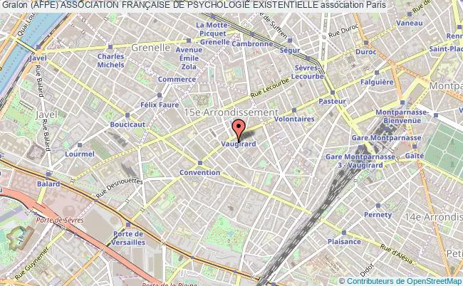 plan association (afpe) Association FranÇaise De Psychologie Existentielle Paris