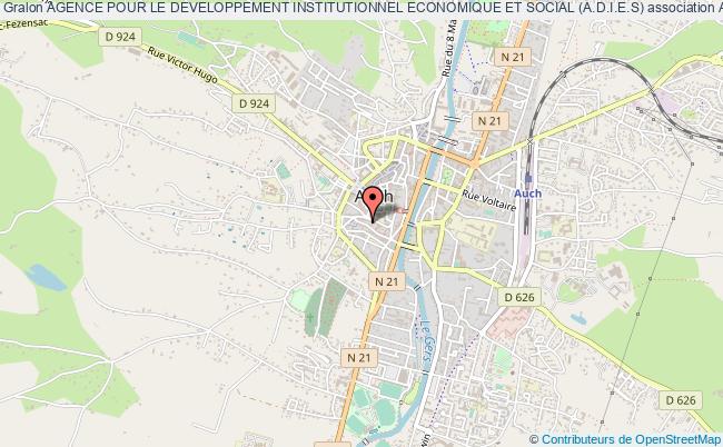 plan association Agence Pour Le Developpement Institutionnel Economique Et Social (a.d.i.e.s) Auch