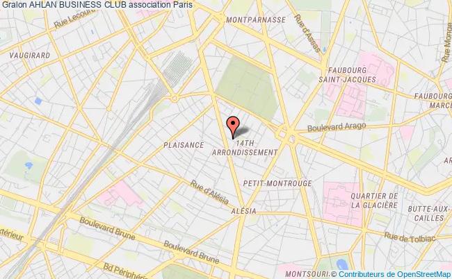 plan association Ahlan Business Club Paris 14e