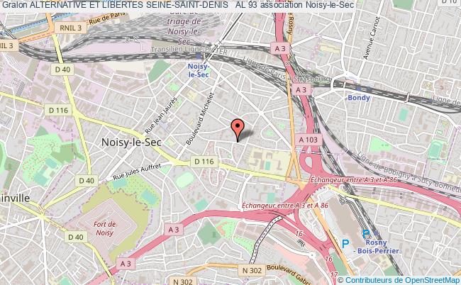 plan association Alternative Et Libertes Seine-saint-denis   Al 93 Noisy-le-Sec