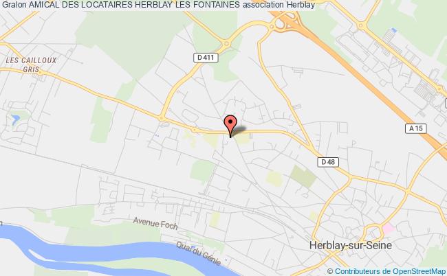 plan association Amical Des Locataires Herblay Les Fontaines Herblay