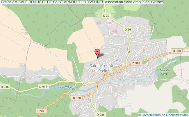 plan association Amicale Bouliste De Saint Arnoult En Yvelines Saint-Arnoult-en-Yvelines
