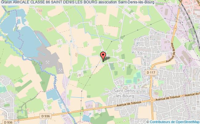 plan association Amicale Classe 86 Saint Denis Les Bourg Saint-Denis-lès-Bourg