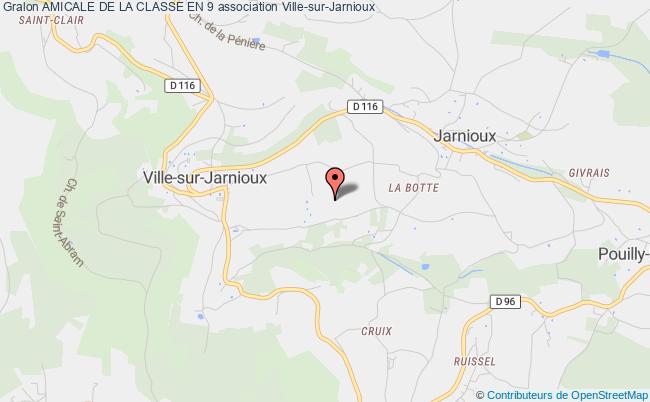plan association Amicale De La Classe En 9 Ville-sur-Jarnioux