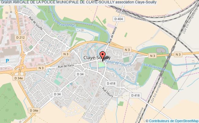 plan association Amicale De La Police Municipale De Claye-souilly Claye-Souilly