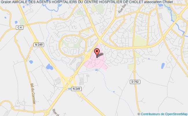 plan association Amicale Des Agents Hospitaliers Du Centre Hospitalier De Cholet Cholet