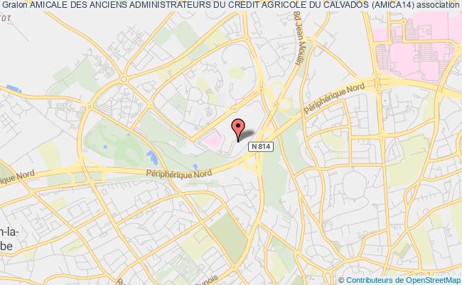 plan association Amicale Des Anciens Administrateurs Du Credit Agricole Du Calvados (amica14) Caen