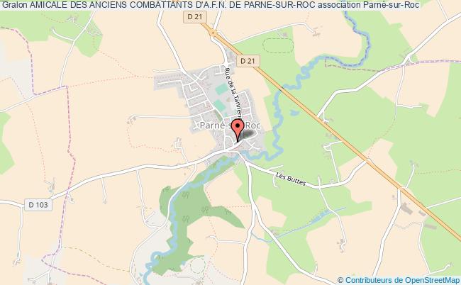 plan association Amicale Des Anciens Combattants D'a.f.n. De Parne-sur-roc Parné-sur-Roc