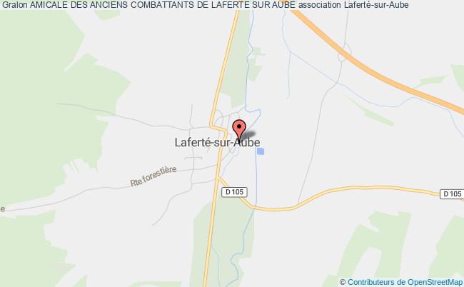 plan association Amicale Des Anciens Combattants De Laferte Sur Aube Laferté-sur-Aube