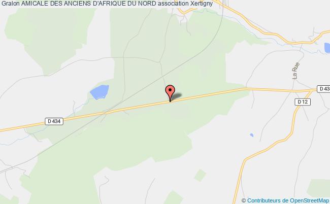 plan association Amicale Des Anciens D'afrique Du Nord Xertigny