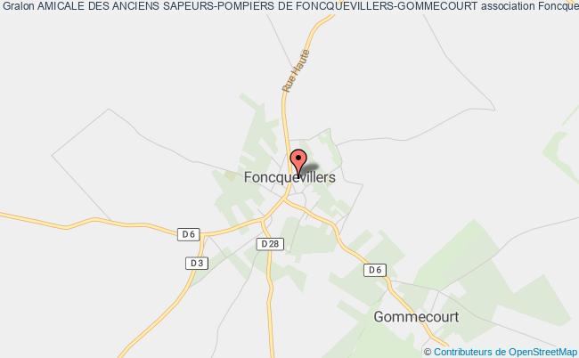 plan association Amicale Des Anciens Sapeurs-pompiers De Foncquevillers-gommecourt Foncquevillers