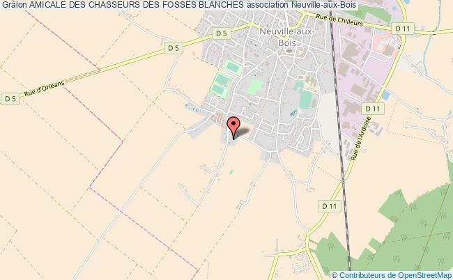 plan association Amicale Des Chasseurs Des Fosses Blanches Neuville-aux-Bois