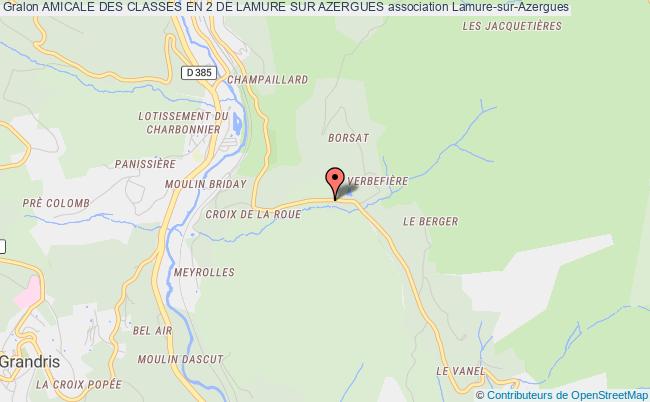 AMICALE DES CLASSES EN 2 DE LAMURE SUR AZERGUES