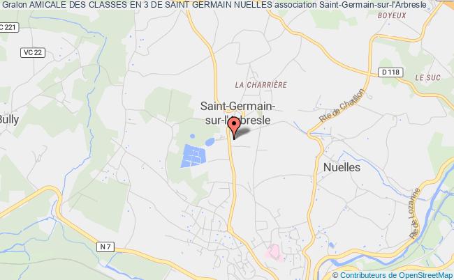 plan association Amicale Des Classes En 3 De Saint Germain Nuelles Saint-Germain-Nuelles