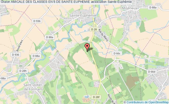 plan association Amicale Des Classes En 6 De Sainte Euphemie Sainte-Euphémie