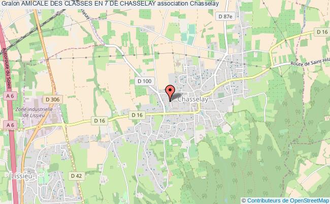 plan association Amicale Des Classes En 7 De Chasselay Chasselay