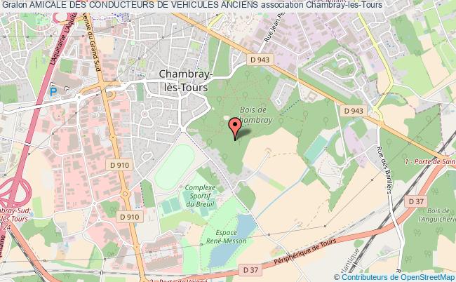plan association Amicale Des Conducteurs De Vehicules Anciens Chambray-lès-Tours
