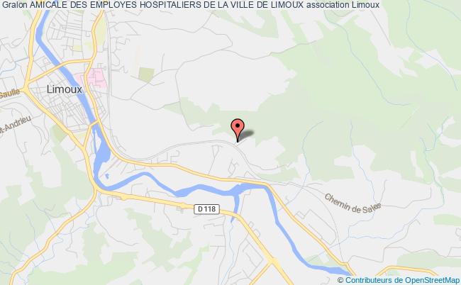 plan association Amicale Des Employes Hospitaliers De La Ville De Limoux Limoux